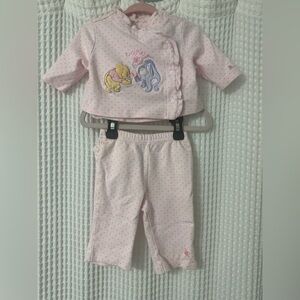 Y2K Baby Girl Winnie The Pooh Outfit